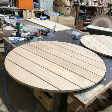Spotted Gum table top